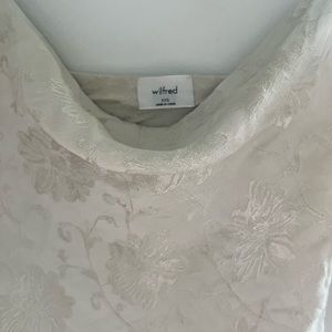 Wilfred Adjustable ruched slip dress - Cream